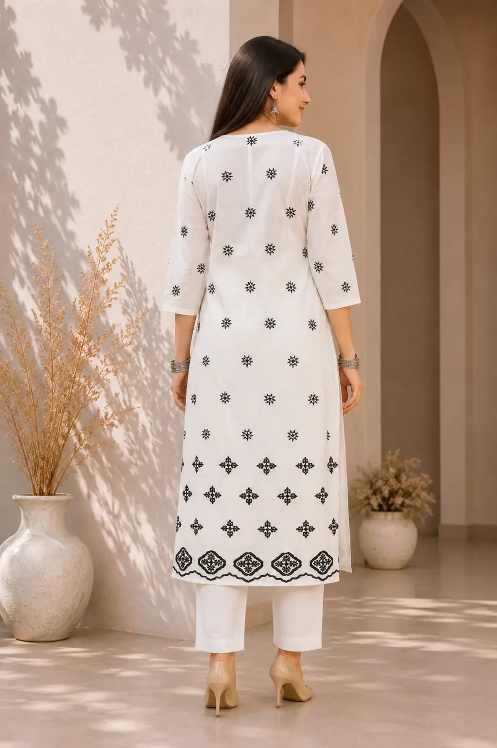 Ivory Embroidered Top