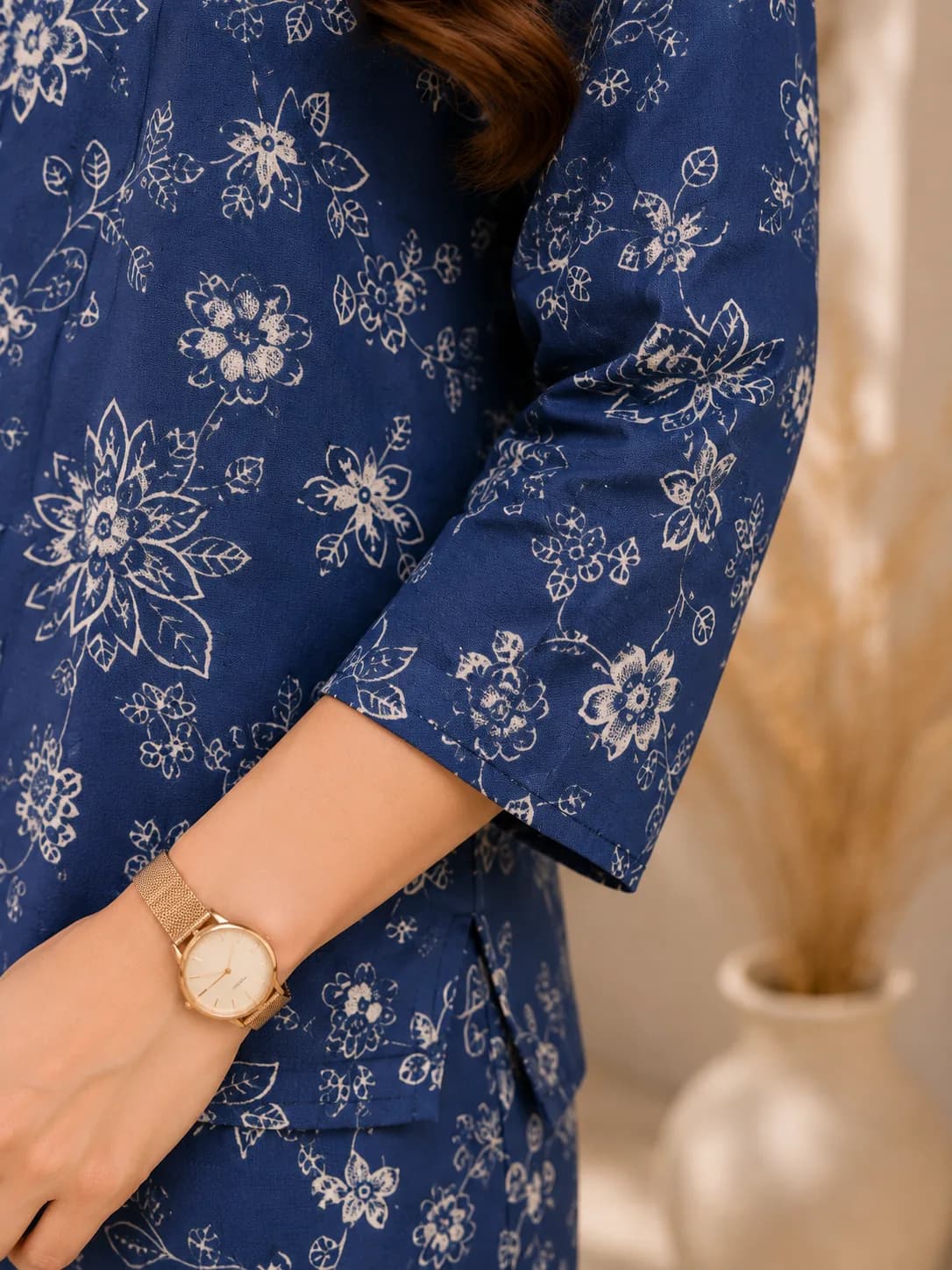 Blue Floral Co-ord Set — view 3
