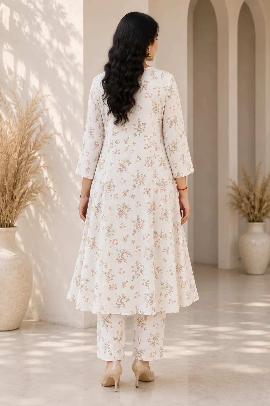 White Floral Co-ord Set