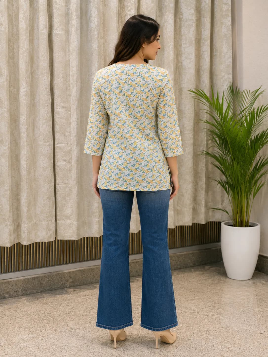 White Short Kurti