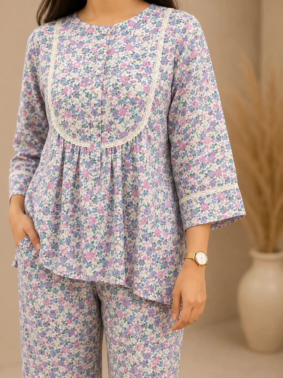 Multi Printed Cord Set — view 3