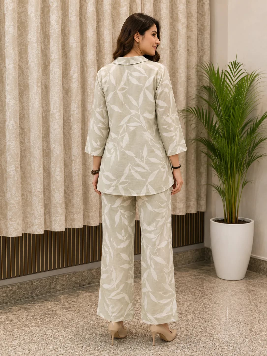 Green Plus-Size Co-ord Set
